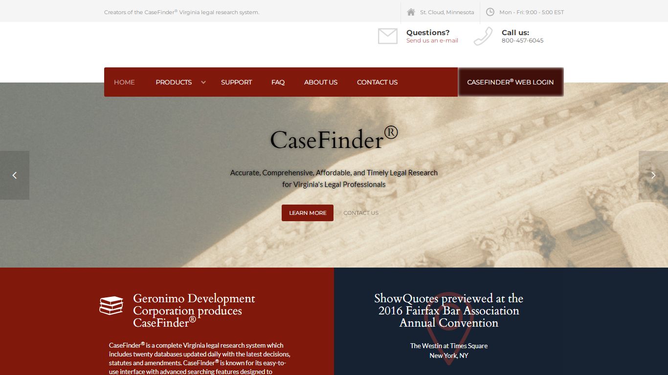 Geronimo Development Corporation - CaseFinder